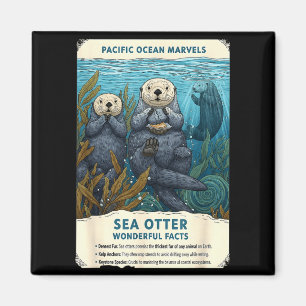 Pacific ocean marvels sea otter wonderful facts magnet