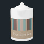 Pacific Ocean Stripes<br><div class="desc">We are celebrating the Pacific Ocean in this fun Trendy Stripes pattern - using colours from the beach. Sand, ocean blue We have left all of the images used in this design customisable - You can play with them to your hearts content- Click the orange 'CustomizeThis' button and highlight the...</div>