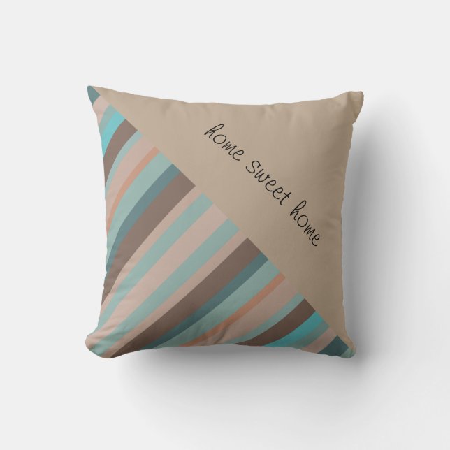 Pacific Ocean Stripes Cushion (Front)