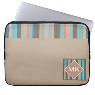 Pacific Ocean Stripes Laptop Sleeve