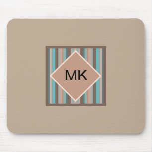 Pacific Ocean Stripes Mouse Pad
