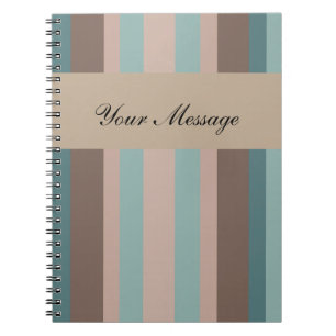 Pacific Ocean Stripes Notebook