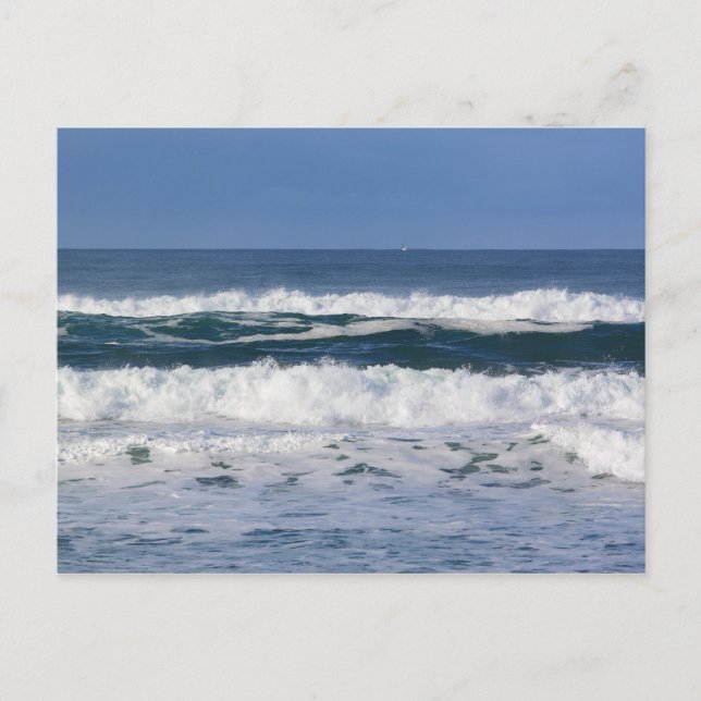 Pacific Ocean Waves Postcard (Front)