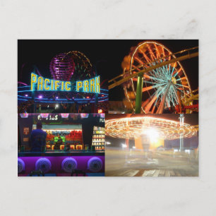 Pacific Park Collage Postcard