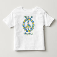Pacific peace sign quote in Ukrainian flag colours