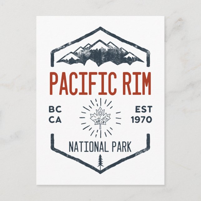 Pacific Rim National Park Canada Vintage Postcard (Front)
