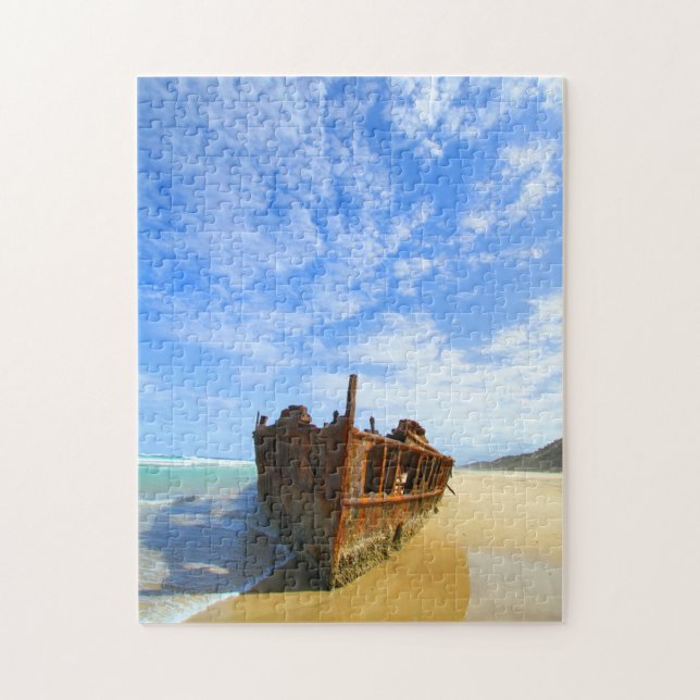 PACIFIC SHIPWRECK 11x14 INCH Jigsaw Puzzle (Vertical)