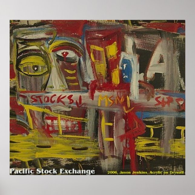 Pacific Stock Exchange Poster (Front)