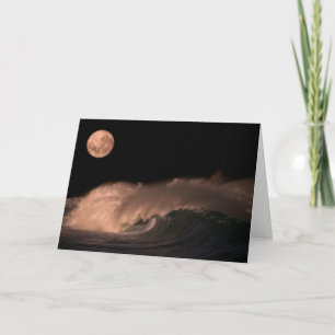 Pacific Storm Waves   North Shore of Oahu, Hawaii Card