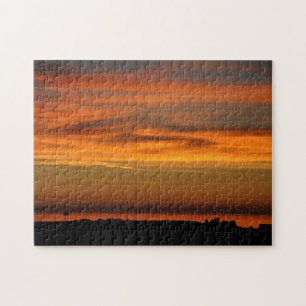 Pacific Sunset Custom Jigsaw Puzzzle Puzzle