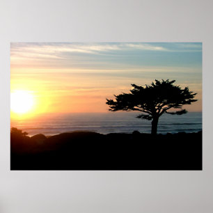 pacific sunset poster