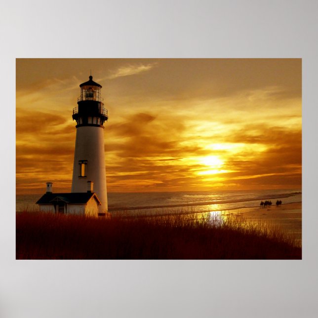 Pacific Sunset Poster (Front)