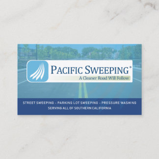 Pacific Sweeping - Mobile Phone Business Card