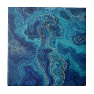 “Pacifica” – An Ocean Portrait Ceramic Tile