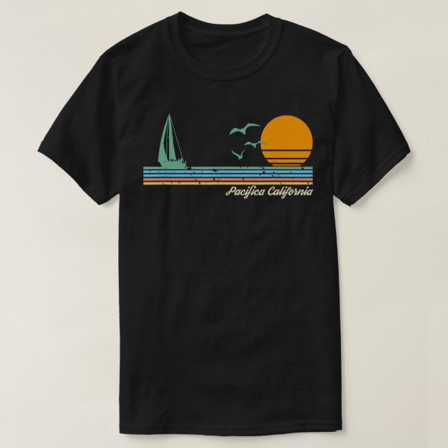 Pacifica California  T-Shirt (Design Front)
