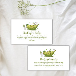 Pacifier Sweet Pea In Pod Books For Baby Shower Enclosure Card
