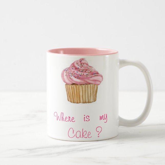 Pack Cupcake Pink Two-Tone Coffee Mug (Right)