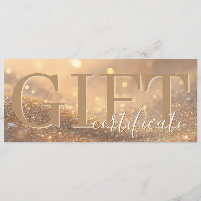 Pack DISCOUNT - Elegant Luxury Gift Certificate (Front)