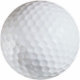 Pack of 12 Printed White Golf Balls