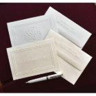 Pack of 25 Great Double-Embossed Folded Note Cards