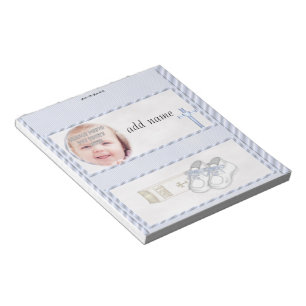 Pack of Baptism Candy Bar Wrapper Party Favour Gif Notepad