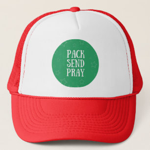Pack Send Pray Green Star Trucker Hat