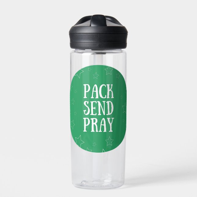 Pack Send Pray Water Bottle (Front)
