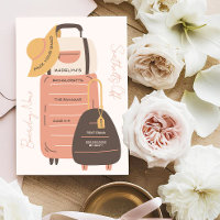 Pack Your Bags Invitation, Bachelorette Party