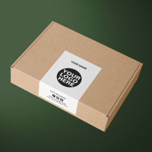 Packaging Logo Trendy Shipping Box Seal Label