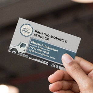 Packaging, Storage and Moving Company Business Card