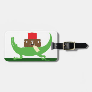 Packed Alligator Luggage Tag