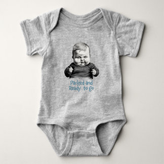 Packed and ready to go! - funny baby bodysuit