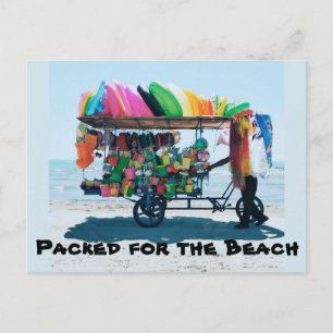 Packed for the Beach Post Card