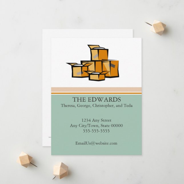 Packed Up Moving Announcement (Front/Back In Situ)