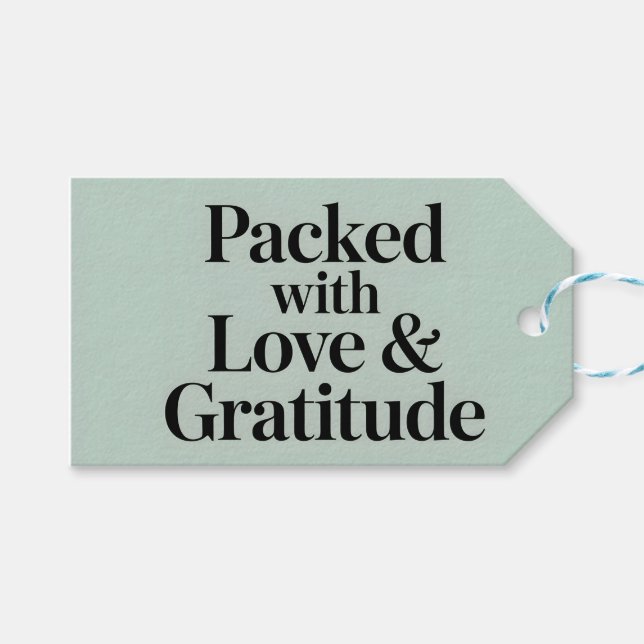 Packed with Gratitude Gift Tags (Front (Horizontal))