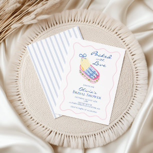 Packed with Love Sardines Bridal Shower Invitation