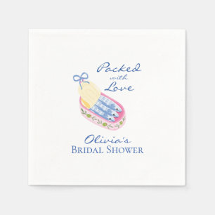 Packed with Love Sardines Bridal Shower Napkin