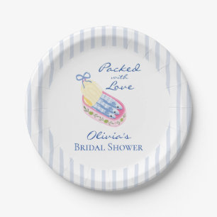Packed with Love Sardines Bridal Shower Paper Plate