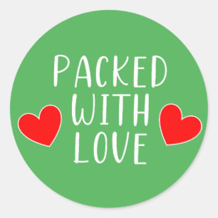 Packed with Love Sticker