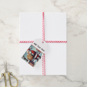 Packet Of Ten Personalised Santa Gift Tags