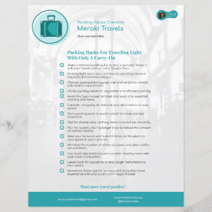 Packing Hacks for Traveling with Just a Carry-on