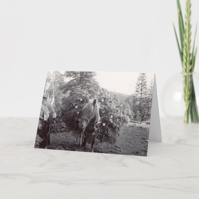 Packing Out Christmas Holiday Card (Front)