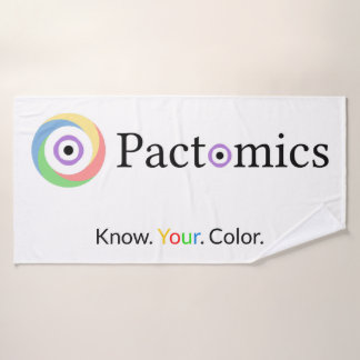 Pactomics. Know. Your. Colour.  Bath Towel