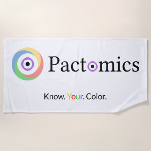 Pactomics. Know. Your. Colour. Beach Towel
