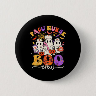 Pacu Boo Crew Costume Funny Nurse Ghost Halloween 6 Cm Round Badge
