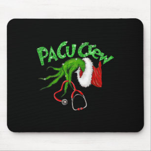 Pacu Crew Stethoscope Christmas Xmas Nurse Nursing Mouse Pad
