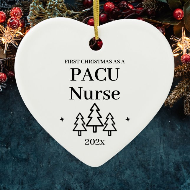 Pacu Nurse First Christmas Ceramic Ornament (Pacu Nurse First Christmas Ceramic Ornament
)
