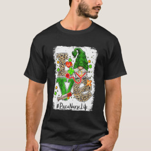 Pacu Nurse Love Gnome Nurse St Patrick's Day Party T-Shirt