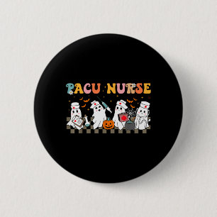 Pacu Nurse Spooky Ghost Halloween Cute Nursing 6 Cm Round Badge