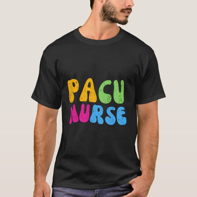 Pacu Nurse Work School Team Squad T-Shirt (Front)